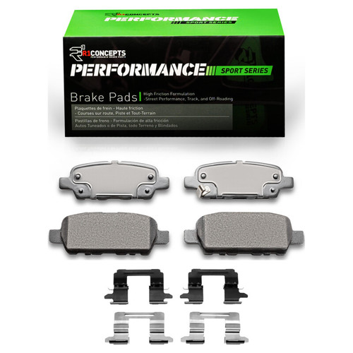 R1 2002-2025 Infiniti Q40 Rear R1 Performance Sport Pads & Hardware Kit