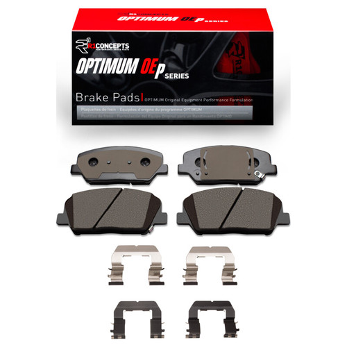 R1 2010-2016 Hyundai Genesis Coupe Front R1 Optimum OE Pads & Hardware Kit 2551-1413-01
