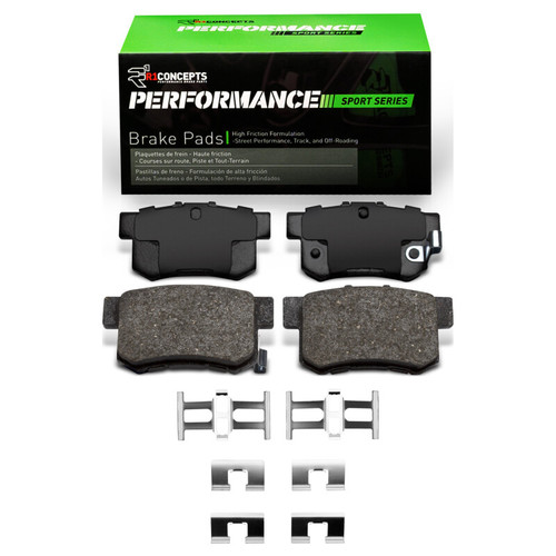 R1 1987-2022 Acura TSX Rear R1 Performance Sport Pads & Hardware Kit