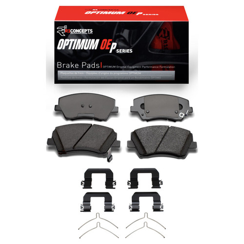 R1 17-22 Hyundai Elantra Front Optimum OE Brake Pads & Hardware Kit