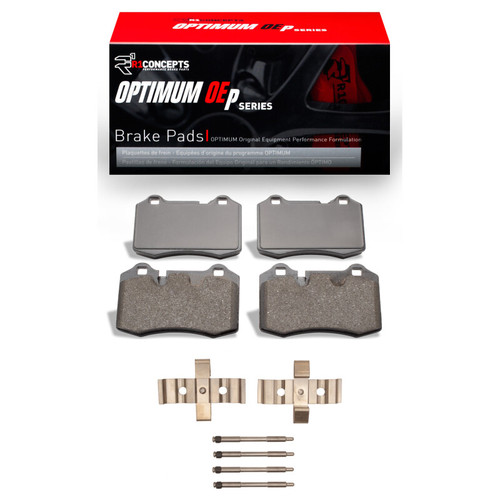 R1 2007-2019 Maserati GranTurismo Rear R1 Optimum OE Pads & Hardware Kit