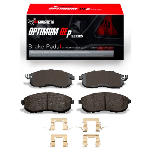 R1 99-13 Infiniti I30 Front Optimum OE Brake Pads & Hardware Kit