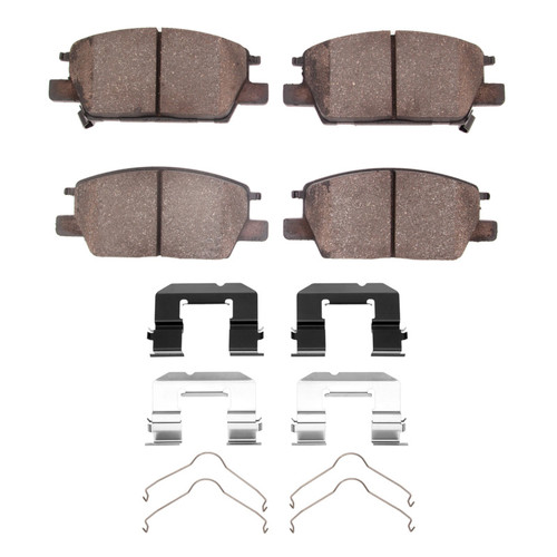 R1 16-22 Buick Encore Front Ceramic Brake Pads & Hardware Kit