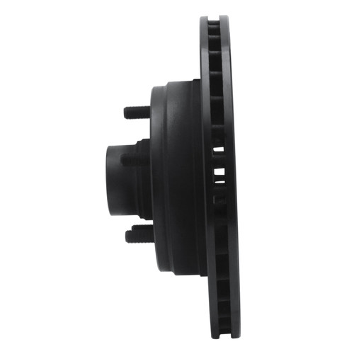 R1 1990-2002 Chevrolet Astro Front Left Drilled & Slotted Black Brake Rotor