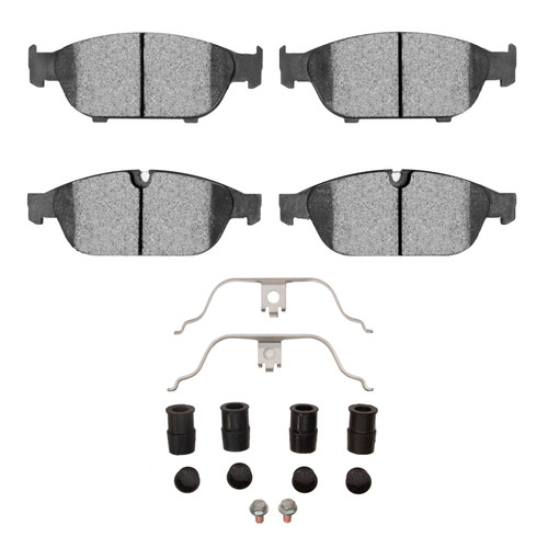 R1 12-18 Audi A7 Quattro Front Ceramic Brake Pads & Hardware Kit