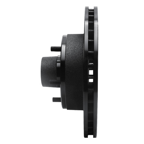 R1 1978-1990 Buick Estate Wagon Front Left Drilled & Slotted Black Brake Rotor