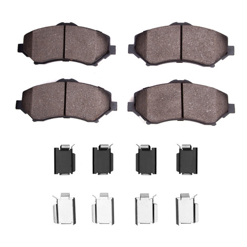 R1 2007-2018 Chrysler Town & Country Front Performance Off-Road/Tow Brake Pads & Hardware Kit