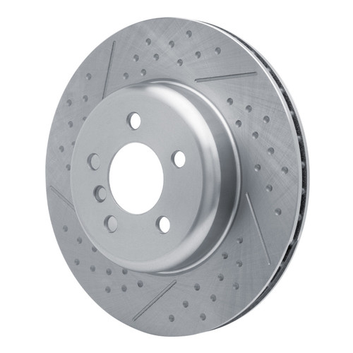 R1 2013-2021 BMW 330I xDrive Sedan Rear Brake Rotor - Dimpled and Slotted