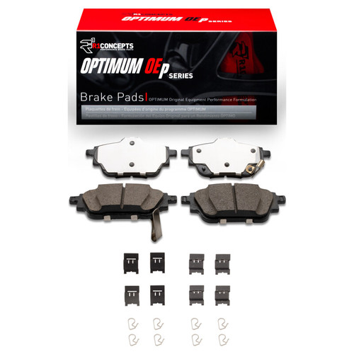 R1 2020-2025 Nissan Sentra Rear R1 Optimum OE Pads & Hardware Kit