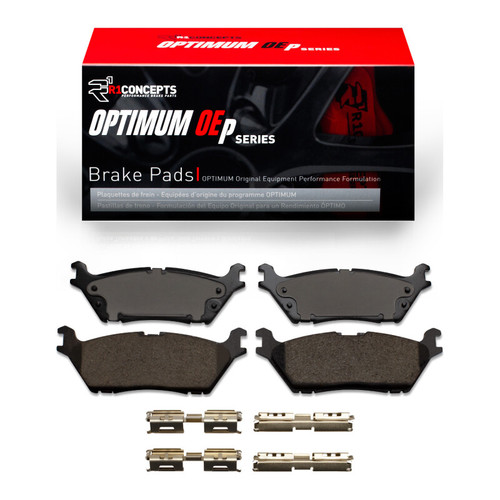 R1 2015-2021 Ford F-150 RWD Rear R1 Optimum OE Pads & Hardware Kit