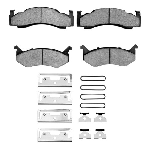 R1 1973-1997 Chrysler New Yorker Front R1 Semi Met Pads & Hardware Kit