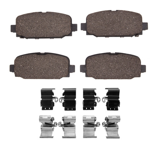 R1 2017-2025 Jeep Compass Rear R1 Ceramic Pads & Hardware Kit