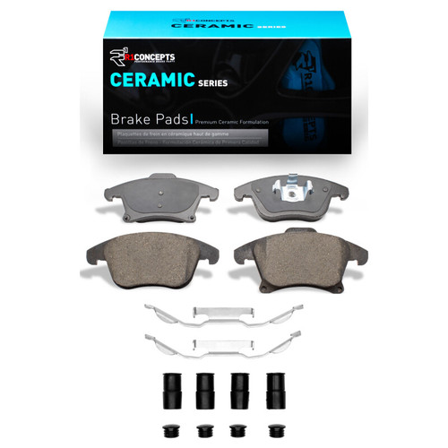 R1 2013-2020 Ford Special SERVICE POLICE Sedan Front R1 Ceramic Pads & Hardware Kit
