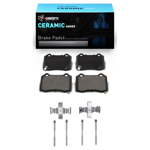 R1 2018-2025 Dodge Durango Rear R1 Ceramic Pads & Hardware Kit