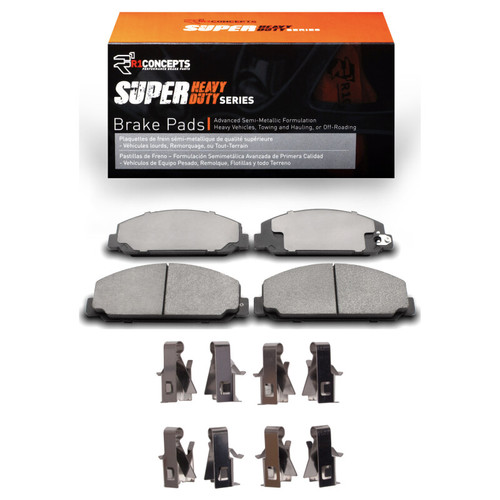 R1 2013-2020 Hino 195 Front/Rear R1 Super Duty Pads & Hardware Kit