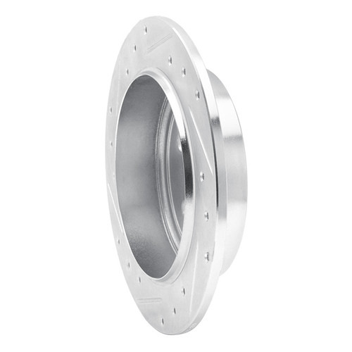 R1 95-07 Chrysler PT Cruiser Rear Right Drilled & Slotted Silver Brake Rotor