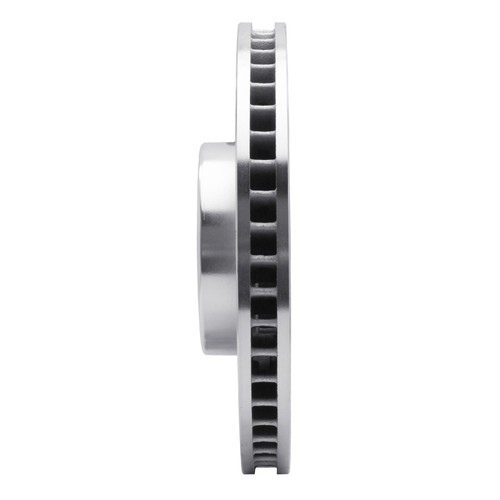 R1 10-18 BMW 650I Convertible Right Front Drilled & Slotted Silver Brake Rotor