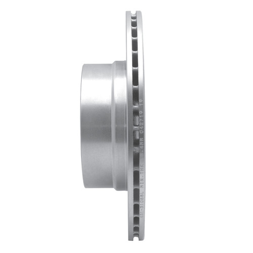 R1 08-13 BMW 128I Rear Left Drilled & Slotted Silver Brake Rotor