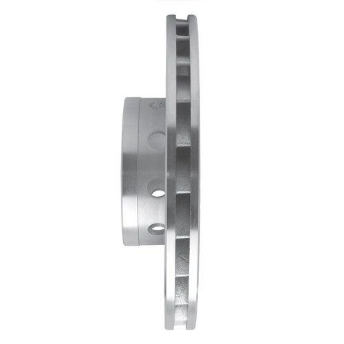 R1 00-03 BMW M5 Left Front Drilled & Slotted Silver Brake Rotor