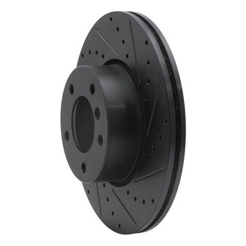 R1 07-21 BMW 220i (Mexico) Front Right Drilled & Slotted Black Brake Rotor