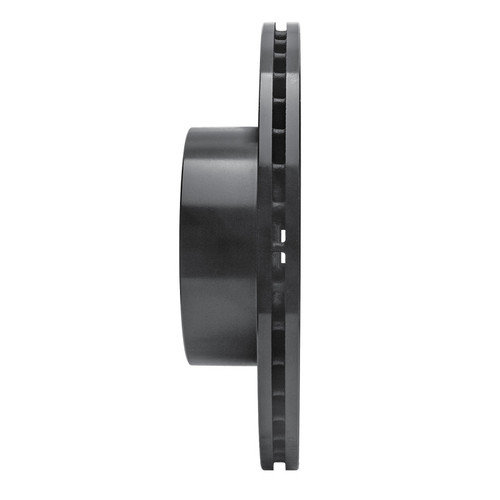 R1 06-13 BMW 125i (Mexico) Front Left Drilled & Slotted Black Brake Rotor