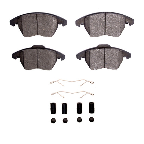 R1 05-18 Audi A1 (Mexico) Front Semi Met Pads & Hardware Kit