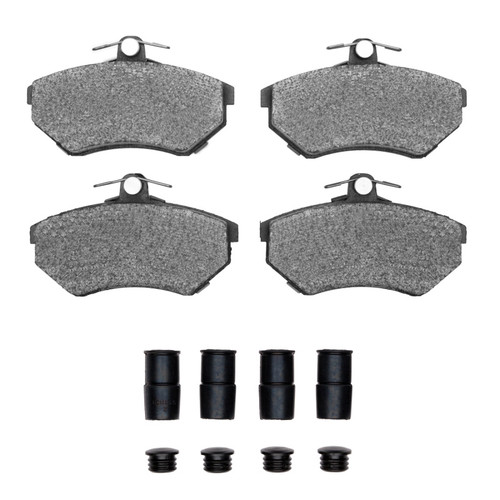 R1 88-92 Audi 90 Front Semi Met Pads & Hardware Kit