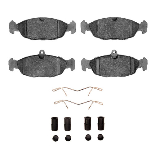 R1 95-99 Chevrolet TIGRA (Mexico) Front/Rear Semi Met Pads & Hardware Kit