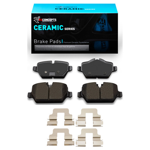 R1 05-16 BMW 120i (Mexico) Rear Ceramic Pads & Hardware Kit