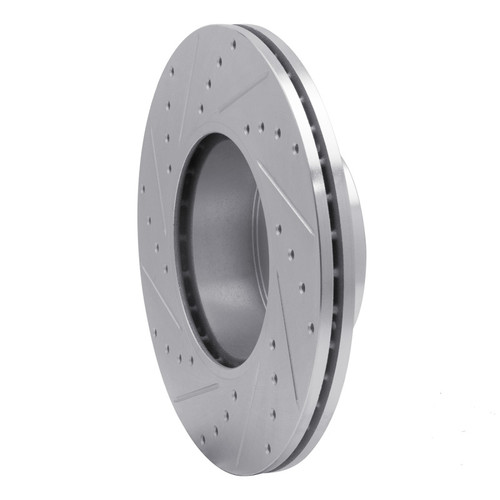 R1 07-21 BMW 228I Front Right Drilled & Slotted Silver Brake Rotor