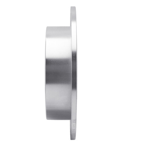 R1 08-15 Subaru Impreza Rear Left Drilled & Slotted Silver Brake Rotor