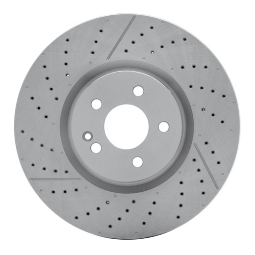 R1 14-19 Mercedes-Benz GLA45 AMG Front Drilled and Slotted Brake Rotor