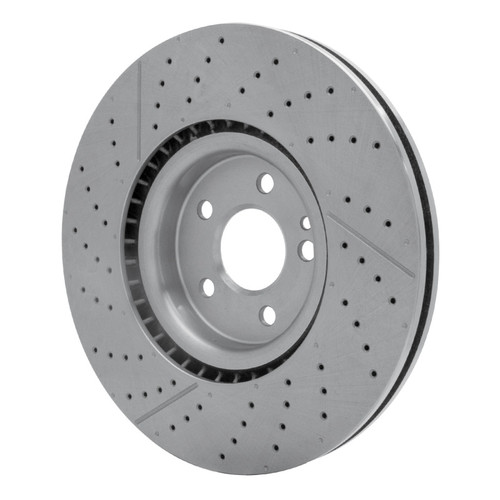 R1 14-19 Mercedes-Benz GLA45 AMG Front Drilled and Slotted Brake Rotor