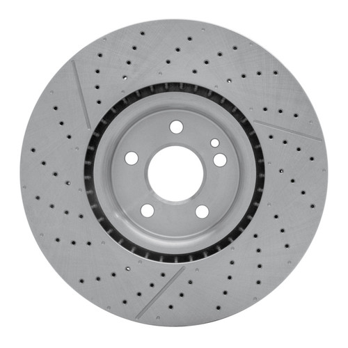 R1 14-19 Mercedes-Benz GLA45 AMG Front Drilled and Slotted Brake Rotor