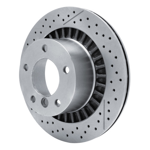 R1 13-18 Mercedes-Benz G65 AMG Rear Drilled and Slotted Brake Rotor