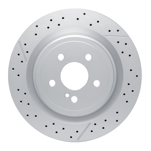 R1 12-20 Mercedes-Benz GLA45 AMG Rear Drilled and Slotted Brake Rotor