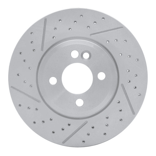 R1 07-15 Mini Cooper Clubman Front Drilled and Slotted Brake Rotor