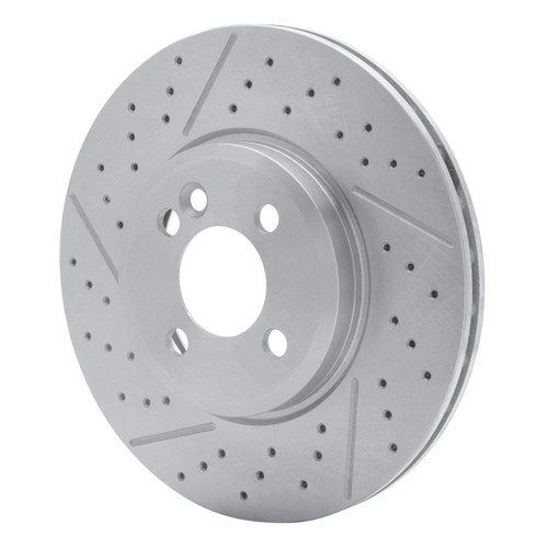R1 07-15 Mini Cooper Clubman Front Drilled and Slotted Brake Rotor
