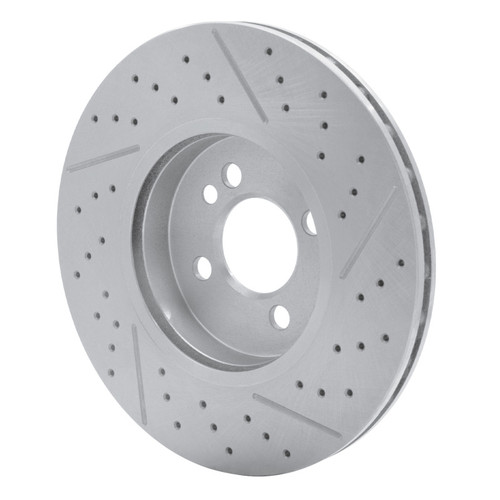 R1 07-15 Mini Cooper Clubman Front Drilled and Slotted Brake Rotor