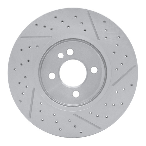 R1 07-15 Mini Cooper Clubman Front Drilled and Slotted Brake Rotor