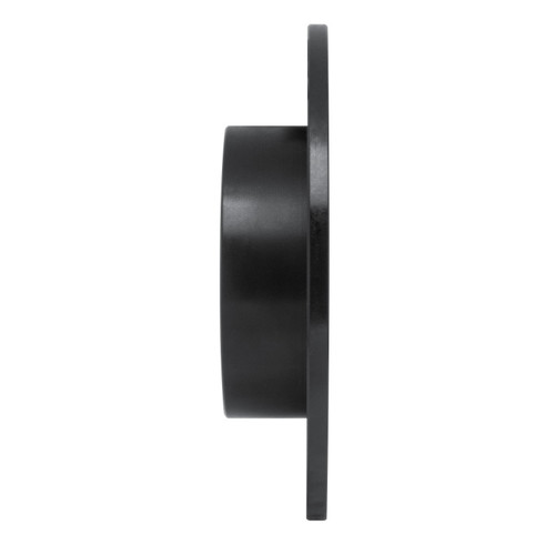 R1 10-19 Audi A3 Rear Right Drilled & Slotted Black Brake Rotor