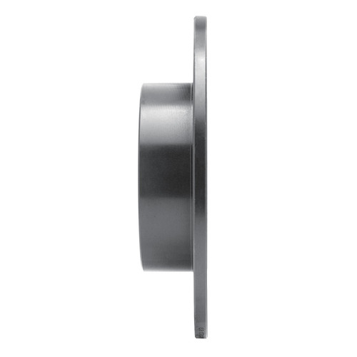 R1 10-19 Audi A3 Rear Left Drilled & Slotted Black Brake Rotor