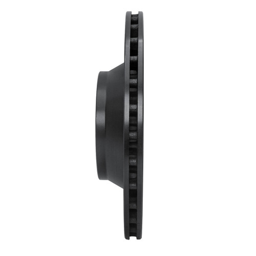 R1 08-15 Audi TTS Quattro Rear Left Drilled & Slotted Black Brake Rotor