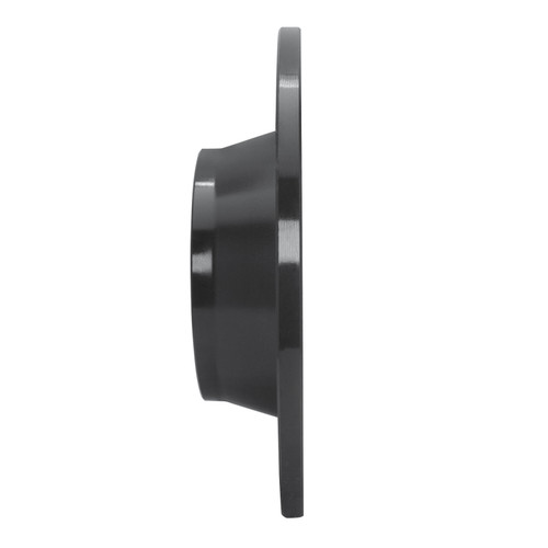 R1 08-15 Audi TT Quattro Rear Right Drilled & Slotted Black Brake Rotor