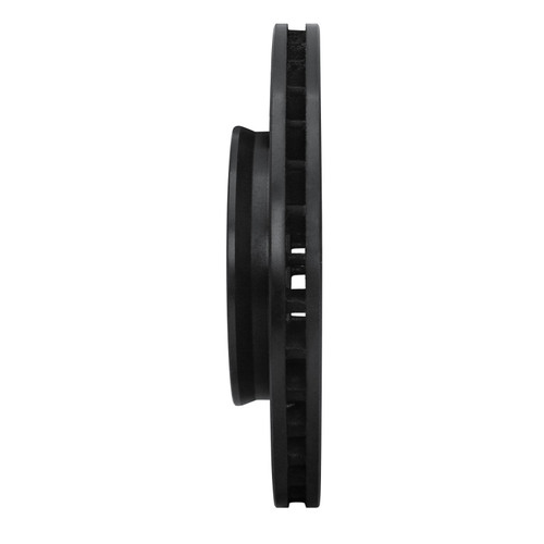 R1 88-92 Ford Probe Front Right Drilled & Slotted Black Brake Rotor