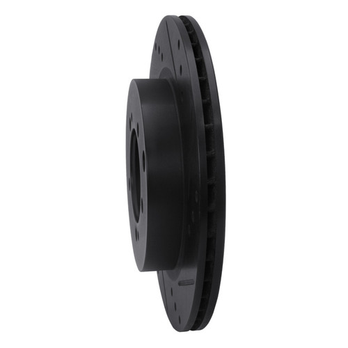 R1 93-99 Dodge STEALTH Rear Right Drilled & Slotted Black Brake Rotor