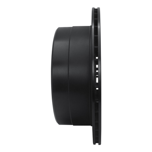 R1 98-07 Lexus LX470 Rear Right Drilled & Slotted Black Brake Rotor