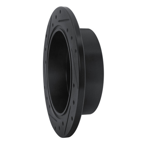 R1 02-08 Lexus ES300 Rear Right Drilled & Slotted Black Brake Rotor