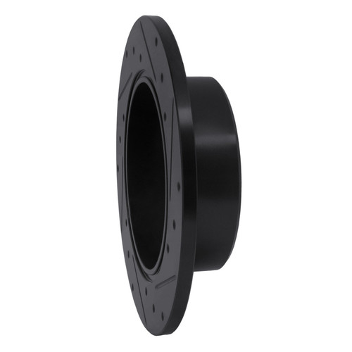 R1 00-04 Toyota AVALON Rear Left Drilled & Slotted Black Brake Rotor