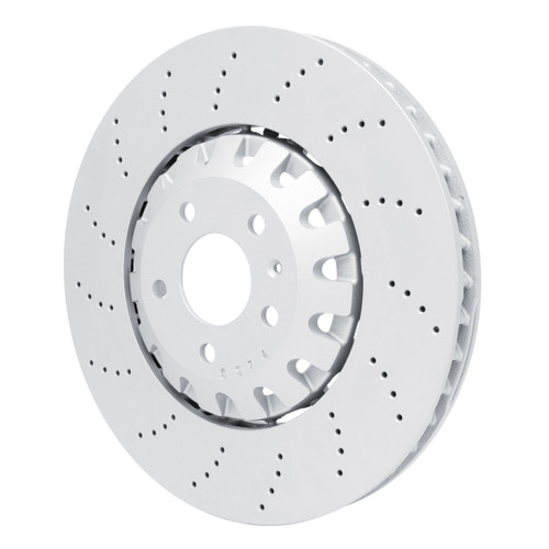 R1 18-25 Audi RS5 Front Drilled Carbon Alloy GeoMET Rotor